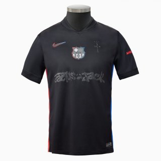 Football Shirts Barcelona Mens 24 25 Away travis scott-2