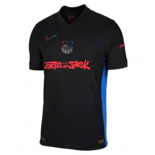 Football Shirts Barcelona Mens 24 25 Away travis scott