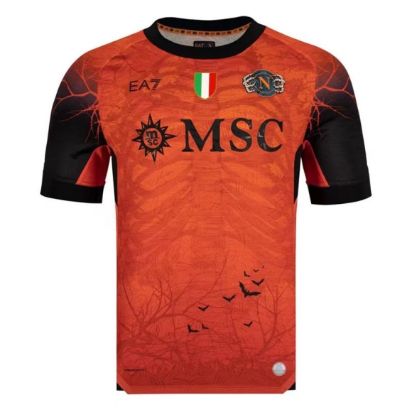 Football Shirts Naples Halloween goalkeeper Mens 25 26 Football Shirts Naples Halloween goalkeeper Mens 25 26