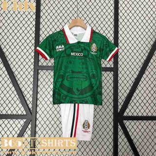 Retro Football Shirts Mexico Home Kids 1998