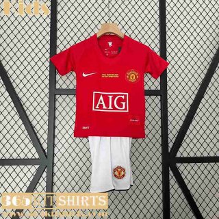 Retro Football Shirts Manchester United Home Kids 07 08