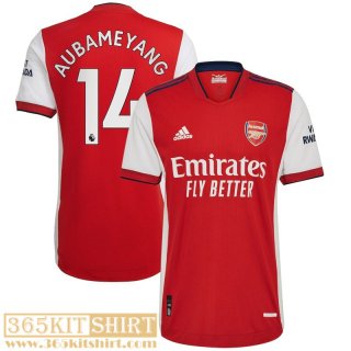 Football Shirt Arsenal Home Mens 2021 2022 # Aubameyang 14