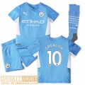 Football Shirt Manchester City Home Kids 2021 2022