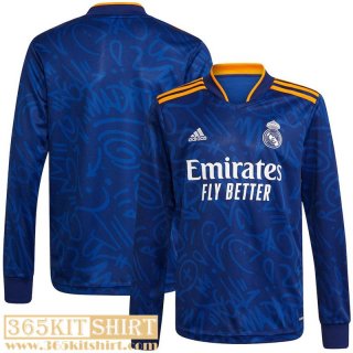 Football Shirt Real Madrid Away Long sleeve Mens 2021 2022