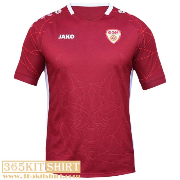 Home North Macedonia Football Shirt Mens 2021