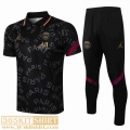 Polo de foot PSG Black 2021 2022 PL08