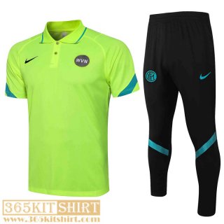 Polo de foot Inter milan Green fluorescent 2021 2022 PL26