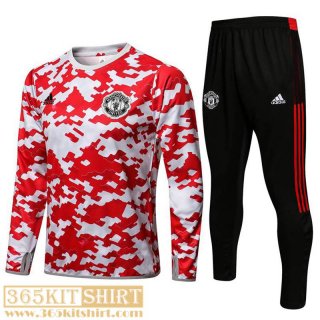 Training Manchester United Red White Mens 2021 2022 TG137