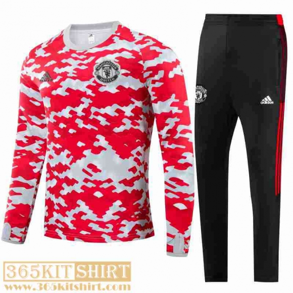 Training Manchester United Red White Mens 2021 2022 TG183