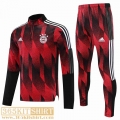 Training Bayern Munich Mens Red Black 2021 2022 TG38