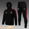 Windbreaker Manchester United Black Mens 2021 2022 WK34