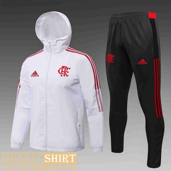 Windbreaker Flamengo White Mens 2021 2022 WK43