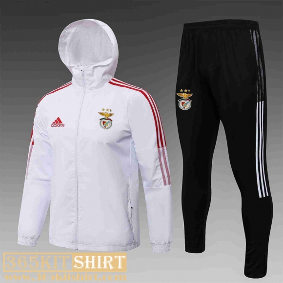 Windbreaker Benfica White Mens 2021 2022 WK44