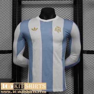 Football Shirts Argentina 50th Anniversaire Mens Long Sleeve 25 26