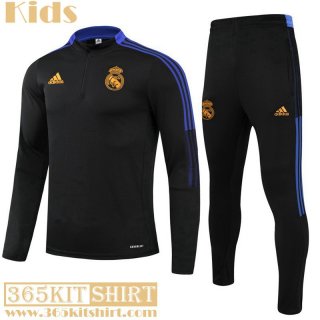 Training Real Madrid black kids 2021 2022 TK234