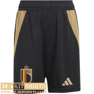 Football Shorts Belgium Home Mens EURO 2024