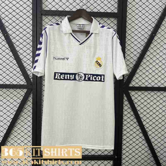Retro Football Shirts Real Madrid Home Mens 89 90 FG709