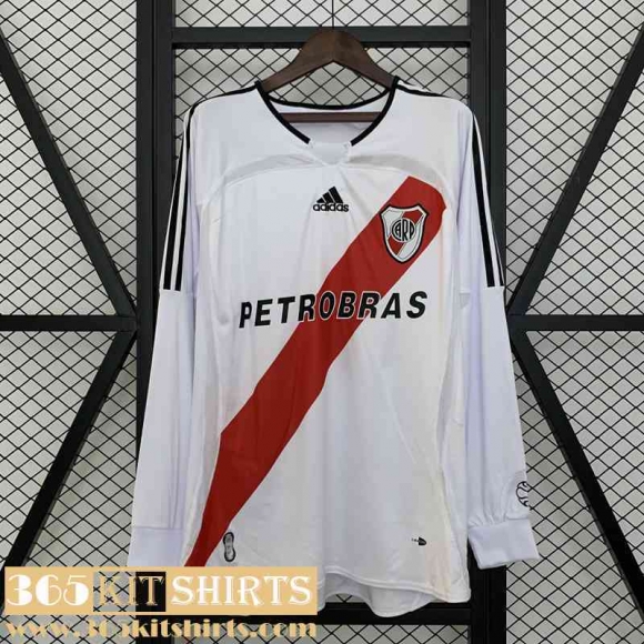 Retro Football Shirts River Plate Home Mens Long Sleeve 06 07 FG724