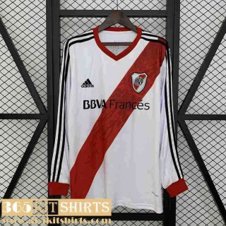 Retro Football Shirts River Plate Home Mens Long Sleeve 13 14 FG727