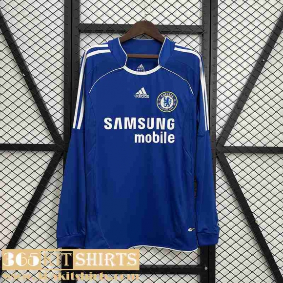 Retro Football Shirts Chelsea Home Mens Long Sleeve 06 07 FG784