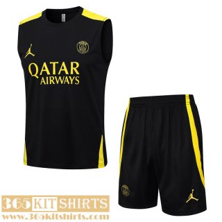 Training Sleeveless PSG noir Mens 2023 2024 TG762