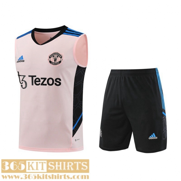 Training Sleeveless Manchester United rose Mens 2023 2024 TG787
