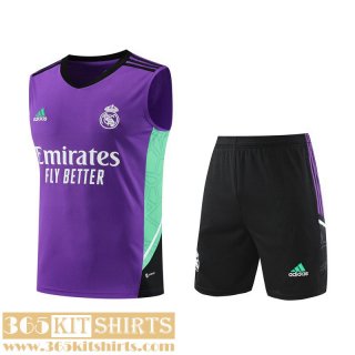 Training Sleeveless Real Madrid Violet Mens 2023 2024 TG796