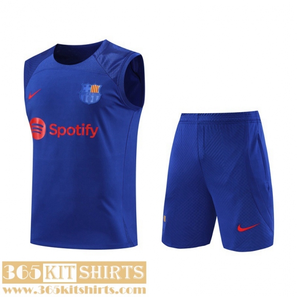 Training Sleeveless Barcelona bleu Mens 2023 2024 TG802