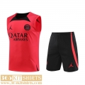 Training Sleeveless PSG rouge Mens 2023 2024 TG808