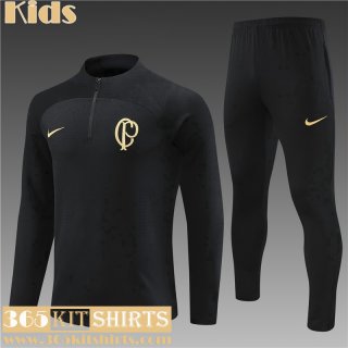 KIT : Training Corinthians noir Enfant 2023 2024 TK574