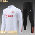 KIT : Training Manchester United Blanc Enfant 2023 2024 TK581