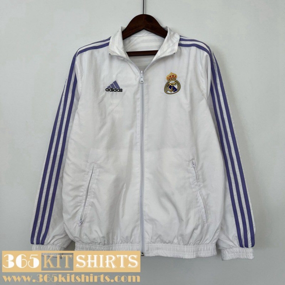 Windbreaker Real Madrid Blanc Mens 2023 2024 WK295