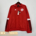 Windbreaker Manchester United rouge Mens 2023 2024 WK311