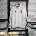 Windbreaker Real Madrid Blanc Mens 2023 2024 WK361