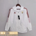 Windbreaker Benfica Blanc Mens 2023 2024 WK369