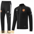 Jacket Manchester United black Mens 2022 2023 JK317