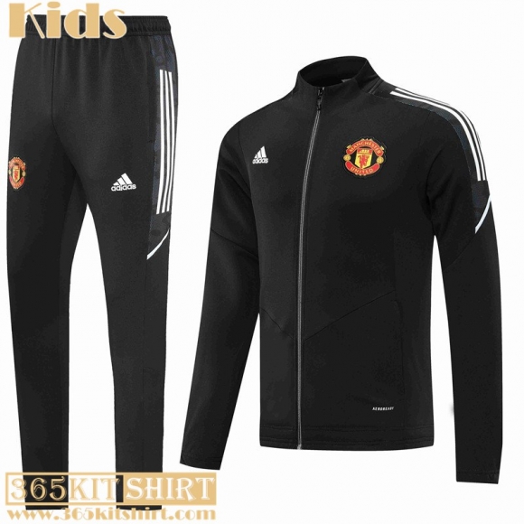 Jacket Manchester United black Kids 2022 2023 TK248