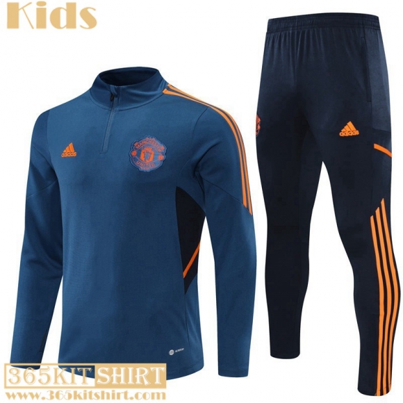 Jacket Manchester United blue Kids 2022 2023 TK251