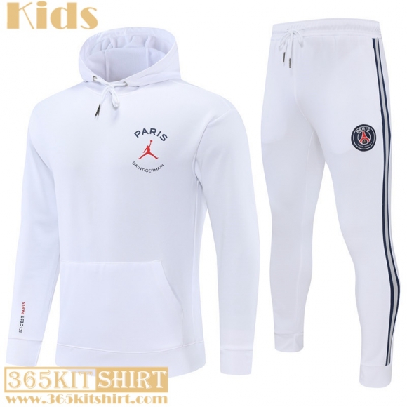 Hoodie PSG White Kids 2022 2023 TK263