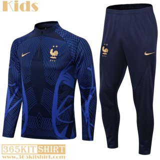 Training France navy blue Kids 2022 2023 TK276