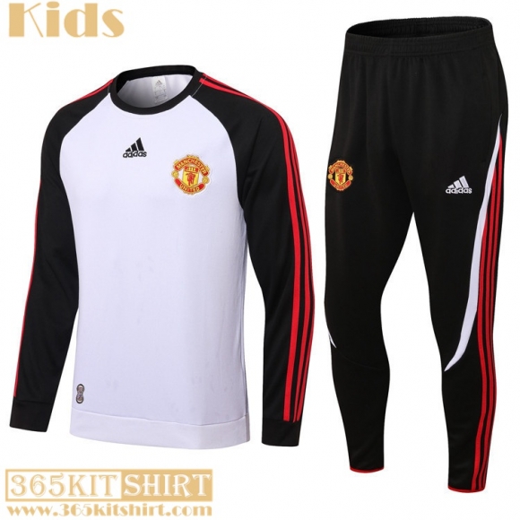 Training Manchester United White black Kids 2022 2023 TK280