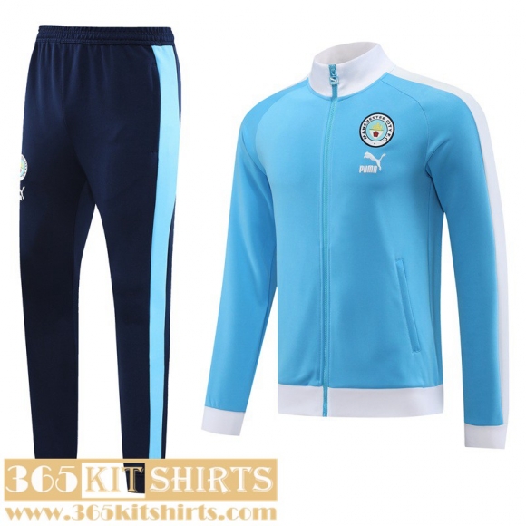 Jacket Manchester City sky blue Mens 2023 2024 JK728