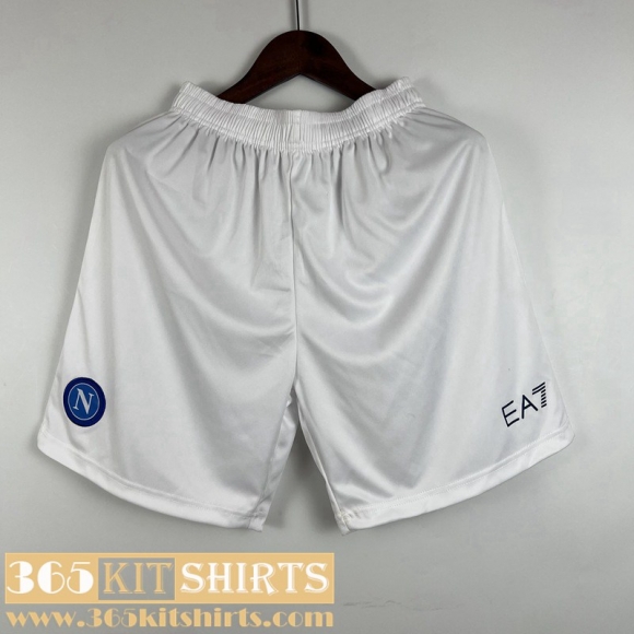 Football Shorts Napoli White Mens 2023 2024 P243