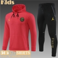 KIT: Hoodie PSG red Kids 2023 2024 TK591