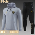 KIT: Hoodie PSG gray Kids 2023 2024 TK593