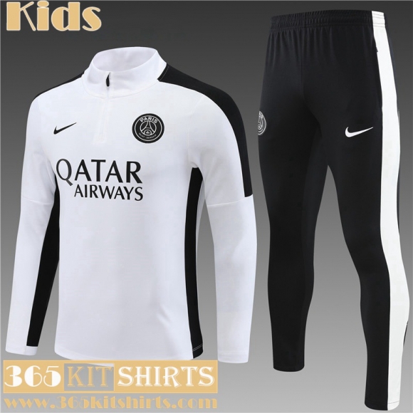 KIT: Training PSG White Kids 2023 2024 TK603