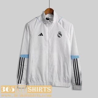 Windbreaker Real Madrid White Mens 2023 2024 WK380