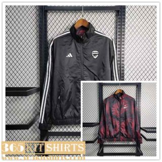 Windbreaker Reversible clothes Arsenal dark gray Mens 2023 2024 WK438