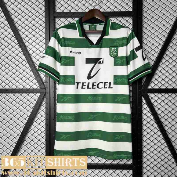 Retro Football Shirts Sporting Lisbon Home Long Sleeve Mens 99/00 FG828