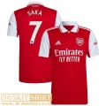 Football Shirt Arsenal Home Mens 2022 2023 Saka 7